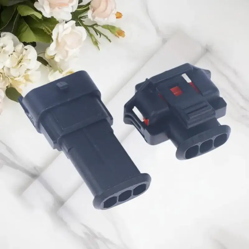 1 مجموعة 3 دبوس ذكر أنثى السيارات مضخة حقن الديزل موصل الضغط العمود المرفقي الاستشعار التوصيل ل 1928404227 1928403966 #5