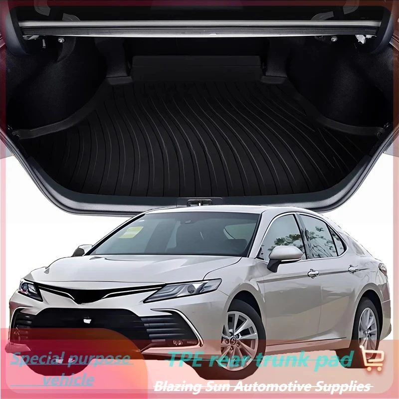 Car Auto Rear Boot Cargo Liner Tray Trunk Mat Carpet for Toyota Camry 2006-2024 Cushion Pad Carpet Pad Anti-dirty Anti-water