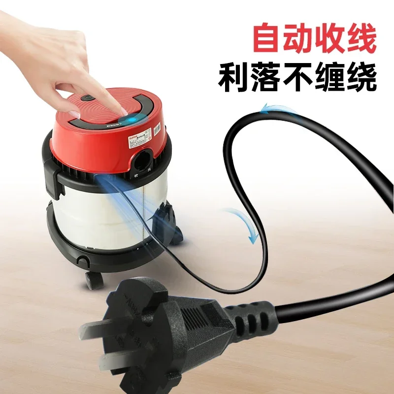 เครื่องดูดฝุ่นแบบถังเปียกและแห้งอันทรงพลัง 220V สําหรับใช้ในบ้านและในเชิงพาณิชย์