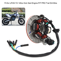 Motorcycle Accessory Magneto Stator Plate Fit for LIFAN YX 140cc  Start Engine PIT PRO Trail Dirt  Magneto Stator Plate