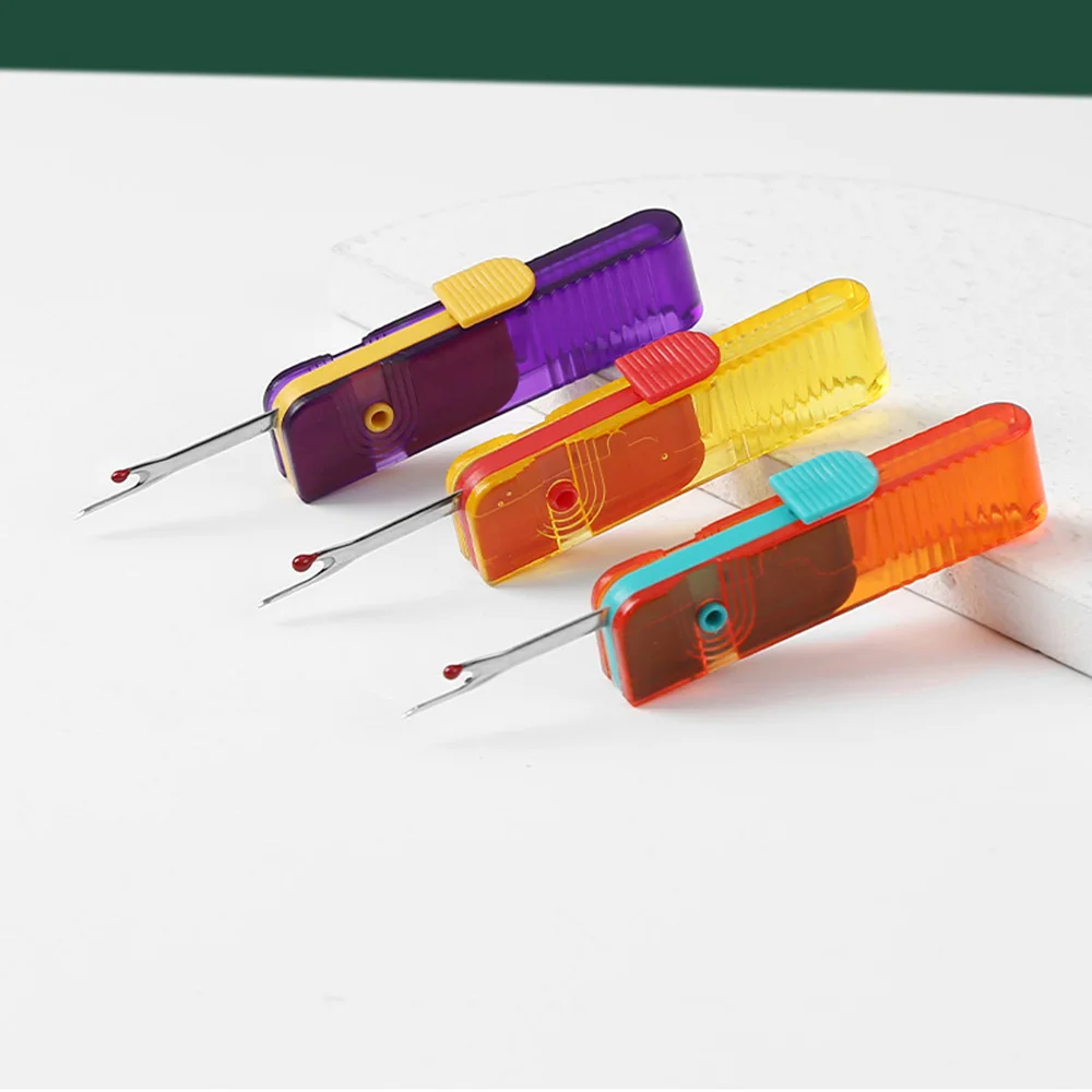 1PC 2PCS/Set Foldable Sewing Seam Ripper Kit Colorful Sewing Stitch Thread Portable Seam Ripper Thread Cutter Scissor for Sewing