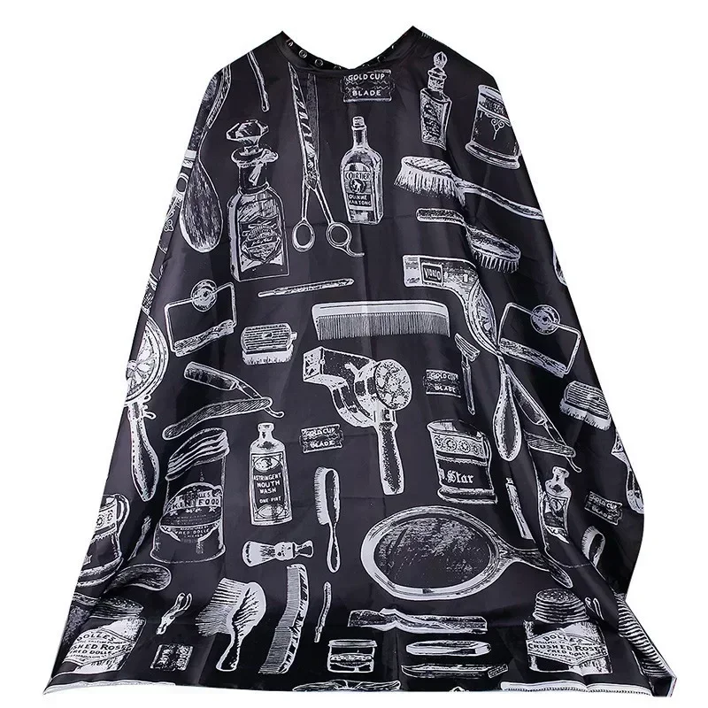 

Best Selling 2022products Pattern Cutting Hair Waterproof Cloth Salon Barber Cape Hairdressing Hairdresser Apron Haircut capes