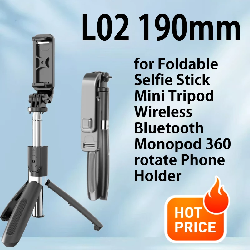 

L02 Selfie stick tripod portable selfie stick anti shake and extendable handheld artifact Bluetooth camera phone holder