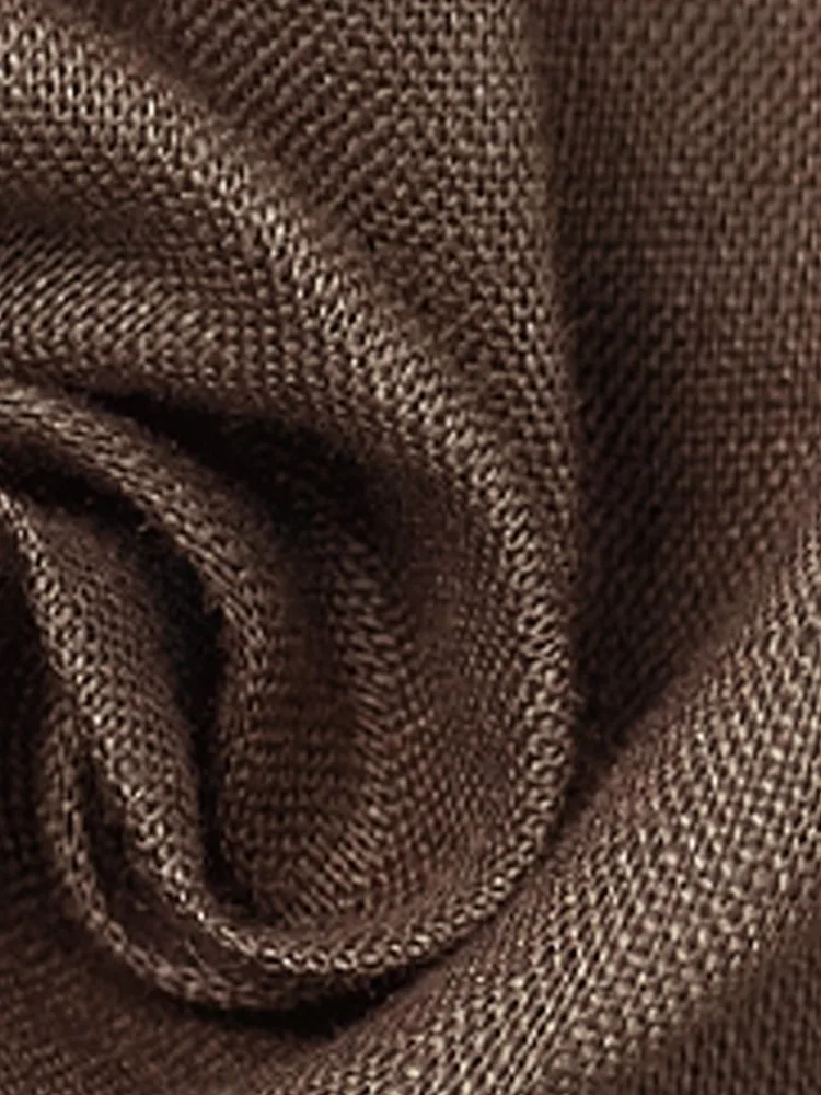 

AIMURSE Women's Casual V-ne ort Sve Loose irt Versatile Simple Design Spring 2025 Pure Color Linen Cotton Blend