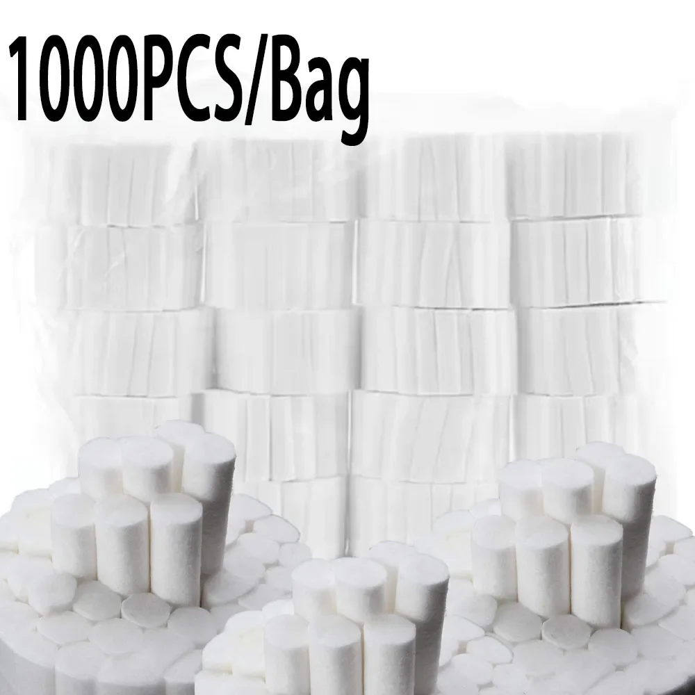 

Dental Cotton Rolls – 100% Cotton, Highly Absorbent, for Teeth Whitening and Dental Procedures