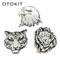 Car Decoration Animal Stickers Logo Metal 3D Lion/Eagle/Tiger Aluminium Emblem Badge Decal Auto Auto Styling Car Accessories