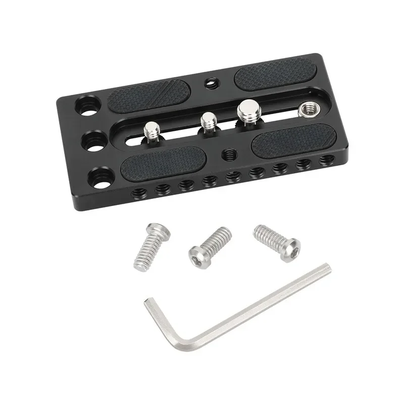 

Double-Sided Camera Baseplate Quick Release Base Plate Mount For Monitor Rig Kit Accessories