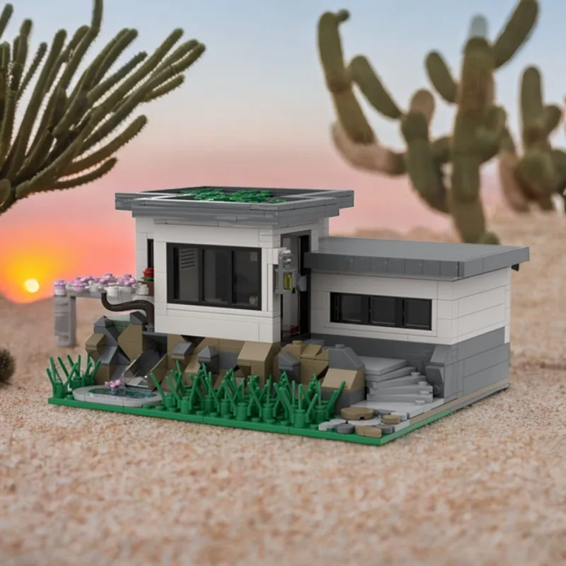 

710PCS MOC Hillside House Buildings Blocks Educational Construction System Toy Creative Gift for Kids