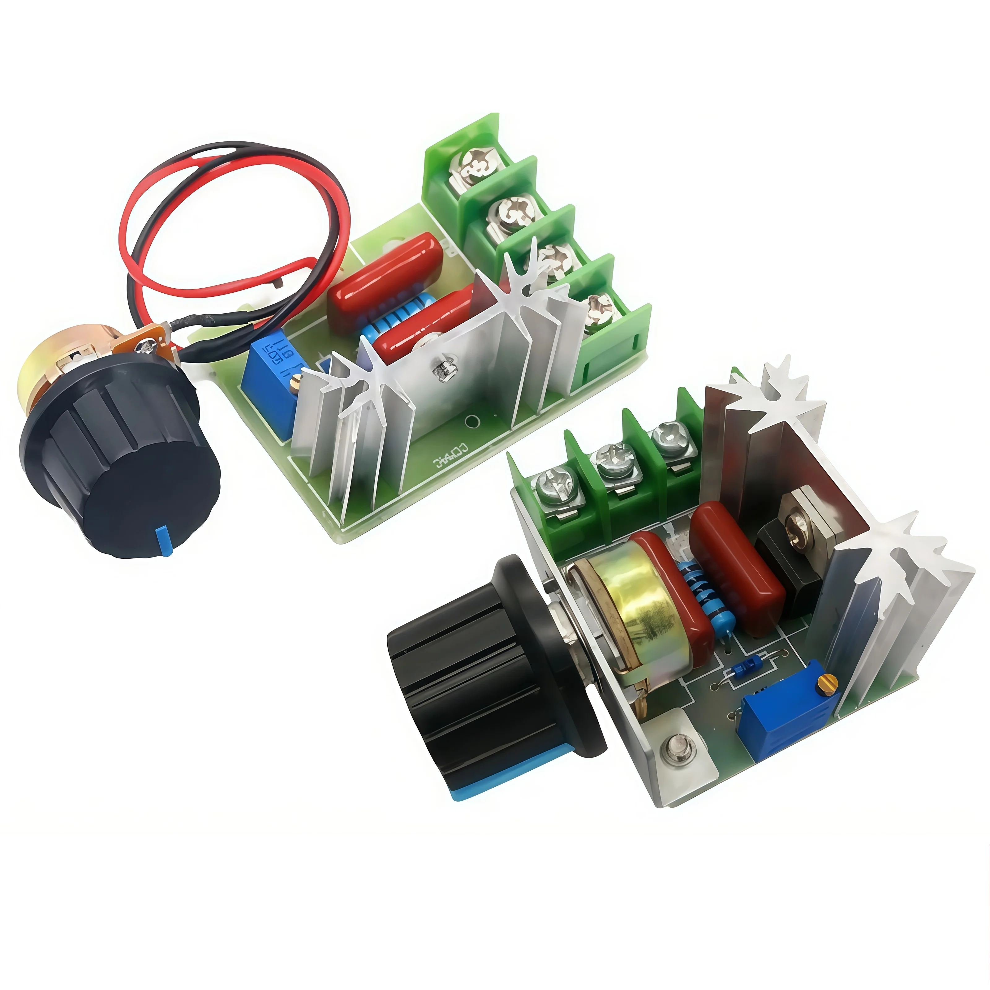 1 peça ac 220v 2000w módulo regulador de tensão scr dimmer controlador de velocidade do motor termostato eletrônico com e sem fios