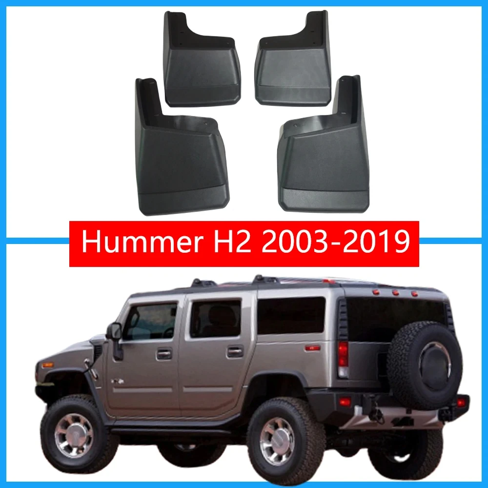 mud splash For Hummer H2 H3 2003-2019 Mud Flaps Mudguards Splash Guards Mud Flaps Fender mudguard auto accessories 2003-2019 20