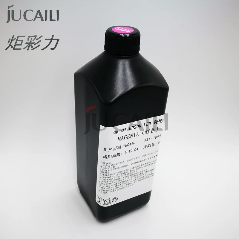 Imagem -04 - Jcl 1l Couro Flexível Tinta Dura para Epson Dx5 Dx7 Tx800 Impressora Plana uv Garrafa a2 a3 a4 L1800 L805 R2000 R1390