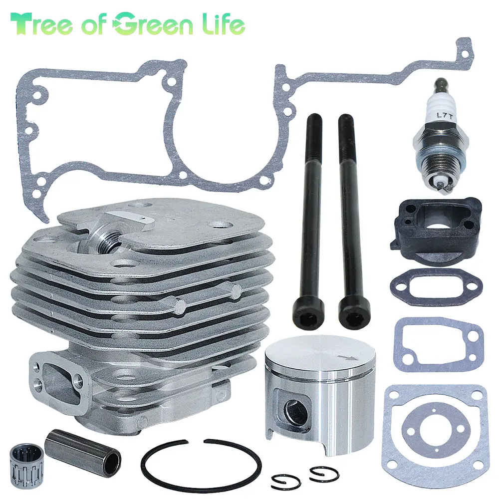 

48mm Nikasil Cylinder Piston Crank Bearing Kit for Husqvarna 61 268 272 Jonsered 630 625 Gardening Tools And Equipment