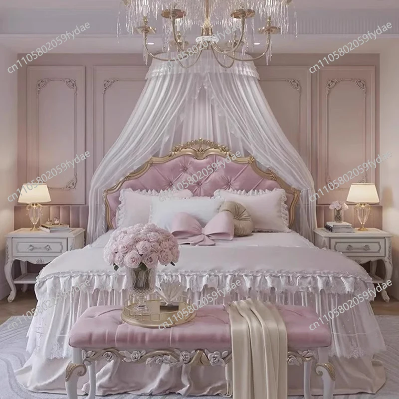 

Luxury Decoration Bed Fashion Large Size Room Decor Aesthetic Salon Events Bed Irregular Lounge Muebles Chinese Style Furniture