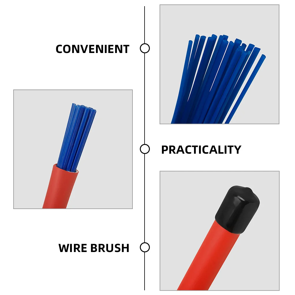 

Drum Brush Accessories Stainless Steel Wire Retractable Plastic Brushes for Drums Jazz Instrument
