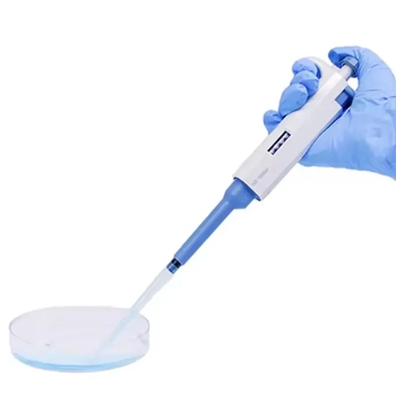 IKEME Laboratory Single Channel Pipettor Micropipette Adjustable Volume Pipet Micro Adjustable Pipette Tips Micropipette