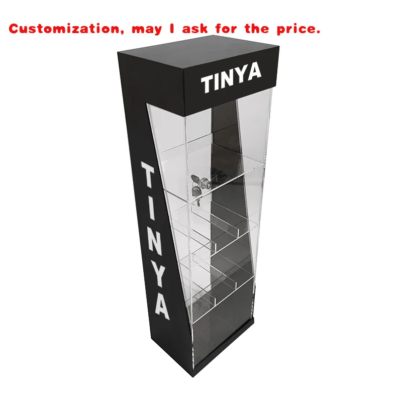 

custom.Acrylic Wall Mounted Glasses Display Rack LED Sunglasses Shelf Display Sunglasses Display Stand