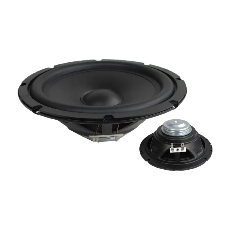 PP cone+Rubber edge Waterproof Neo. Magnet Mid-Woofer 6.5 Inch 4Ω/8Ω RMS Power 20W Full Range Car/Home Audio etc. Slim Speaker