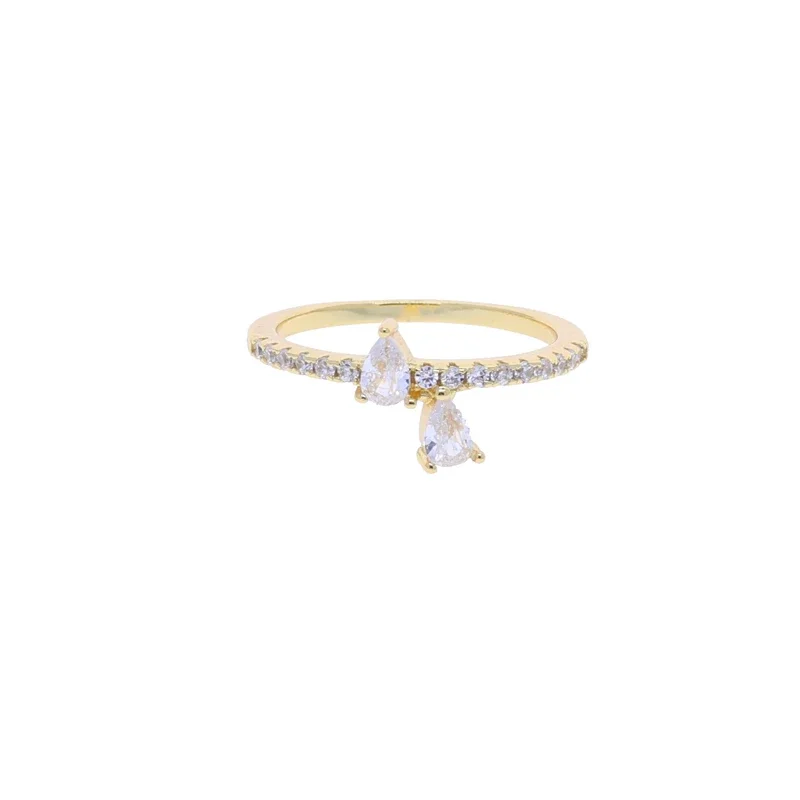 Minimalist Stacking Ring Eternity Bands for Women Trend Pave Cubic Zircon Gold Color Dainty Cz Finger Accessories Female Jewelry
