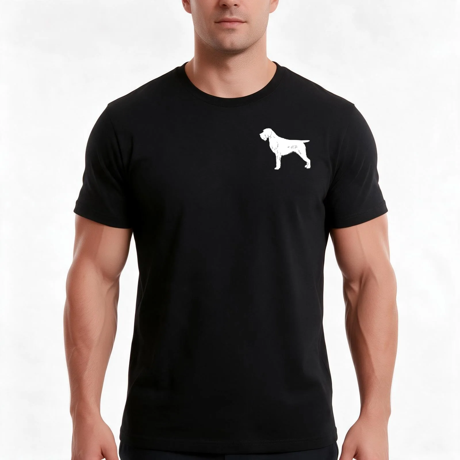 WHITE WIREHAIRED POINTING GRIFFON 2022 T-Shirt, Summer Casual Cotton Tee, Oversized Streetwear Tops, Vintage Graphic Print