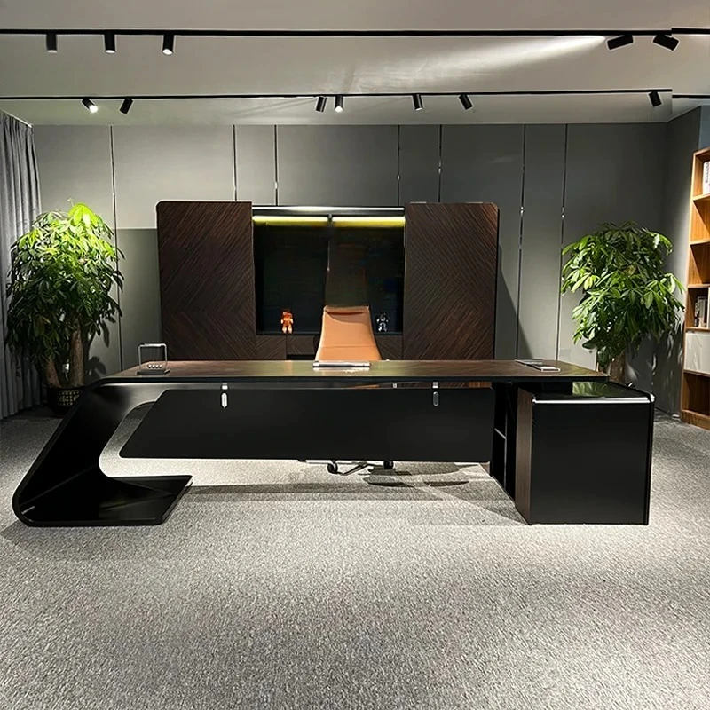 boss president table simple modern high-end fashion desk manager table office atmosphere