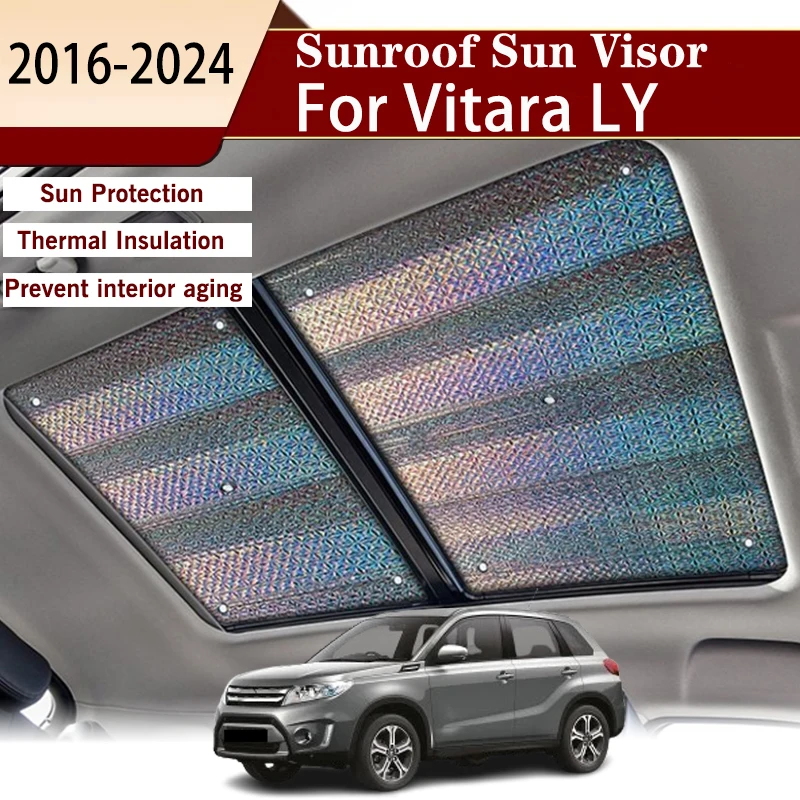 Auto Part For Suzuki Vitara Escudo LY 2016-2024 2018 2019 2020 2023 Sunroof Sunshade Heat Insulation Sun Protection Accessories