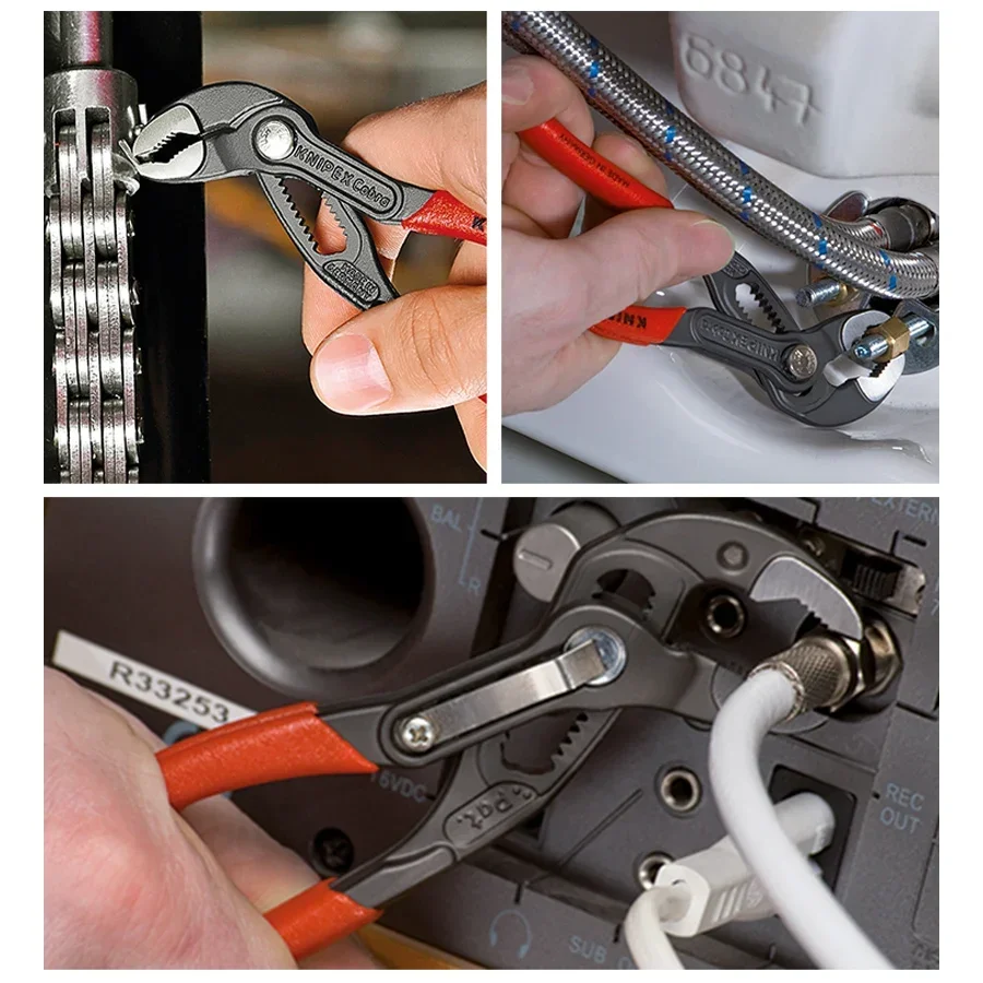 KNIPEX  87 01 150 High-tech Cobra Water Pump Pliers 150mm Blend Ergonomic Plier Auxiliary Tool Universal Pliers