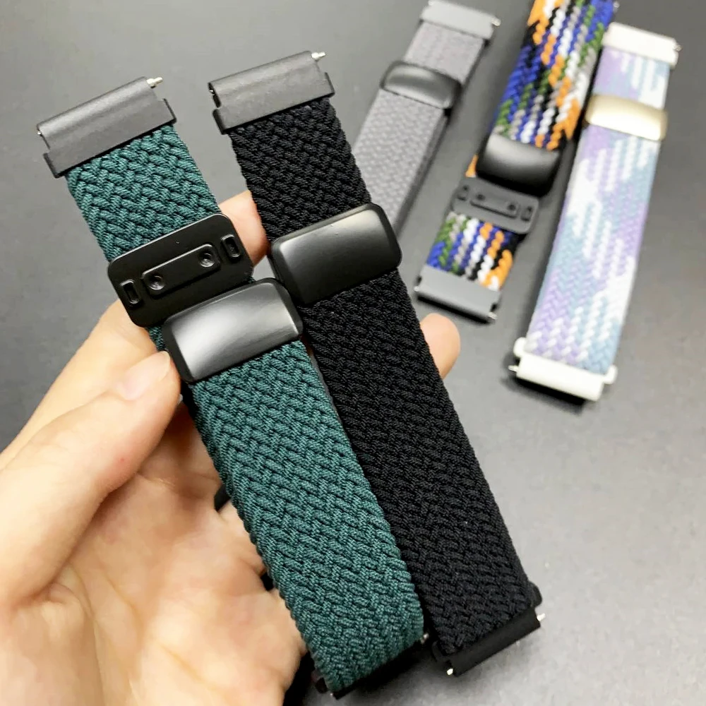 22mm 20mm Band For Huawei Watch 6 5 4 3 Pro Nylon Elastic Strap for Huawei Watch GT7 Pro GT6 5 4 46mm/GT3 2 42mm Bracelet correa
