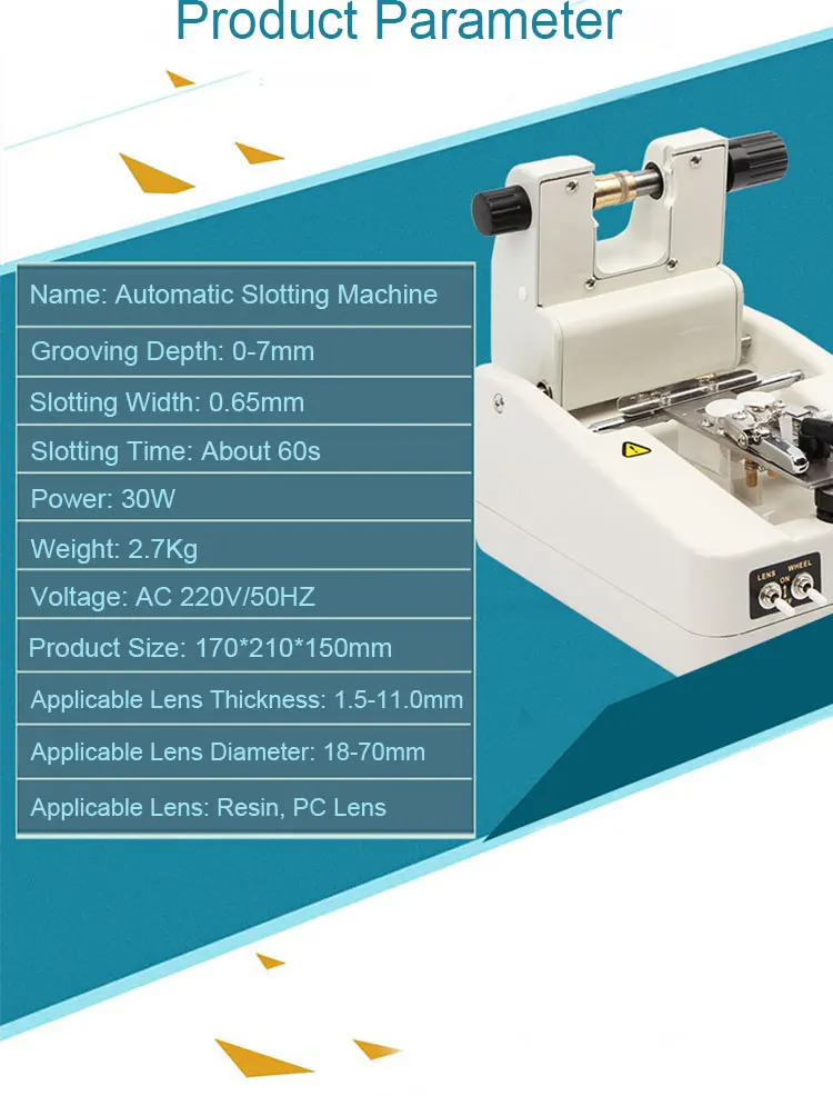 CP-3CG آلة الحز التلقائي للعدسة الضوئية معدات قياس البصر الشق والحز الأوتوماتيكية الأدوات البصرية