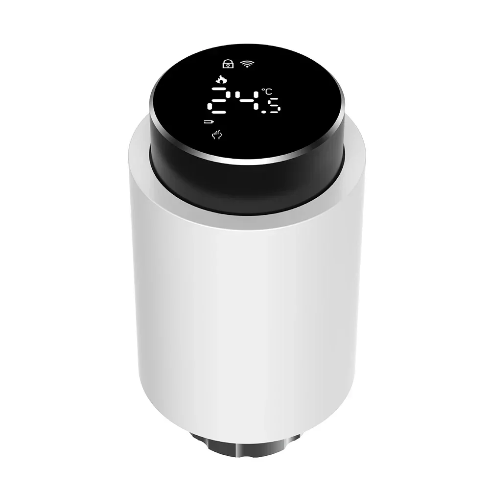 

Управление нагревателем. Легко сочетается с термостатом Zigbee. Клапан радиатора с помощью бесшумной работы и вариантов планирования.