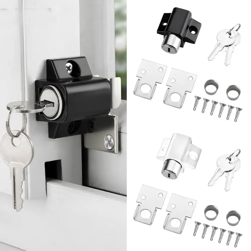 Screen Window Fixed Buckle Anti-theft Push-pull Door and Window Door Lock Window Lock Guard Lock Push-pull Window Limiter