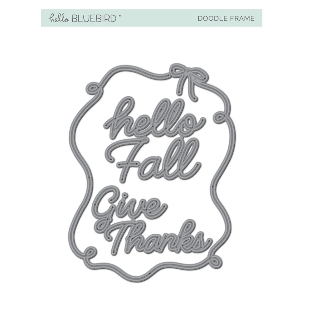 

Merry Christmas Decor Metal Cutting Dies Cocoa Buddies Doodle Ric Rac Frame Dies Stamps DIY Scrapbooking Greeting Card 2025 New