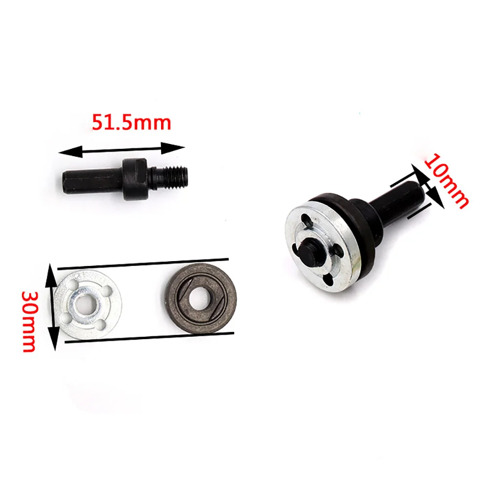 New 1Set Wrench Fasteners Power Accessories With Lock Nut Electric Drill Angle Grinder Connecting Rod for Cutting Polishing