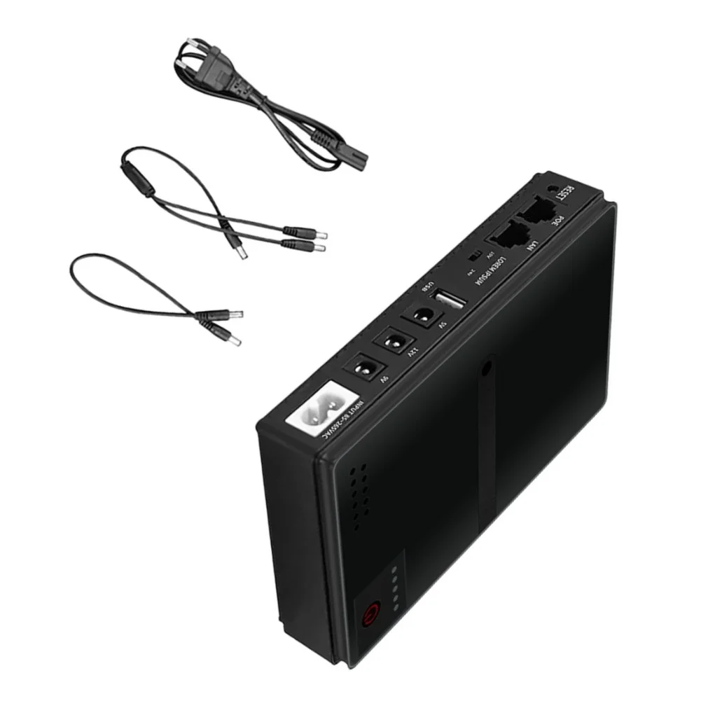 DC1018P Multi Output For UPS for For routers Security Cameras and Devices 5V 9V 12V USB DC POE 15V 24V Support