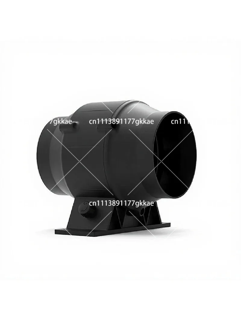 4 Inch Black Ventilation Exhaust Fan 110V-240V Duct Blower with Speed Control for Attic Bathroom Kitchen Air Vent