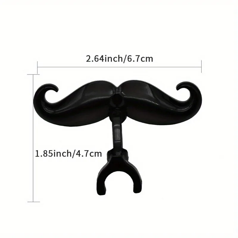 High Quality Trombone Clip On Mustache Euphonium Mouthpieces Funny Mustache Black Instrument Accessory Portable Musician Gear