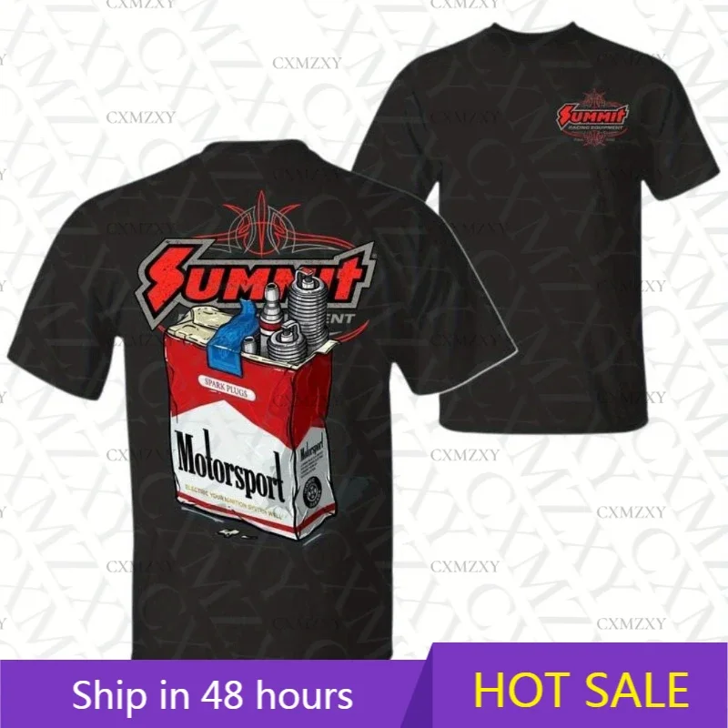 Camiseta Americana Vintage Summit Racing Motorsport, Nueva Moda Vintage de Verano, Ropa Urbana para Hombre y Mujer