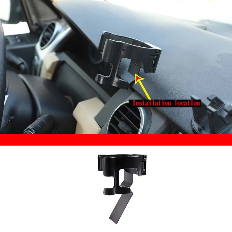 For 2004-2009 Land Rover Discovery 3 LR3 Black Multifunctional Car Phone Holder GPS Navigation Holder Car Interior Accessories