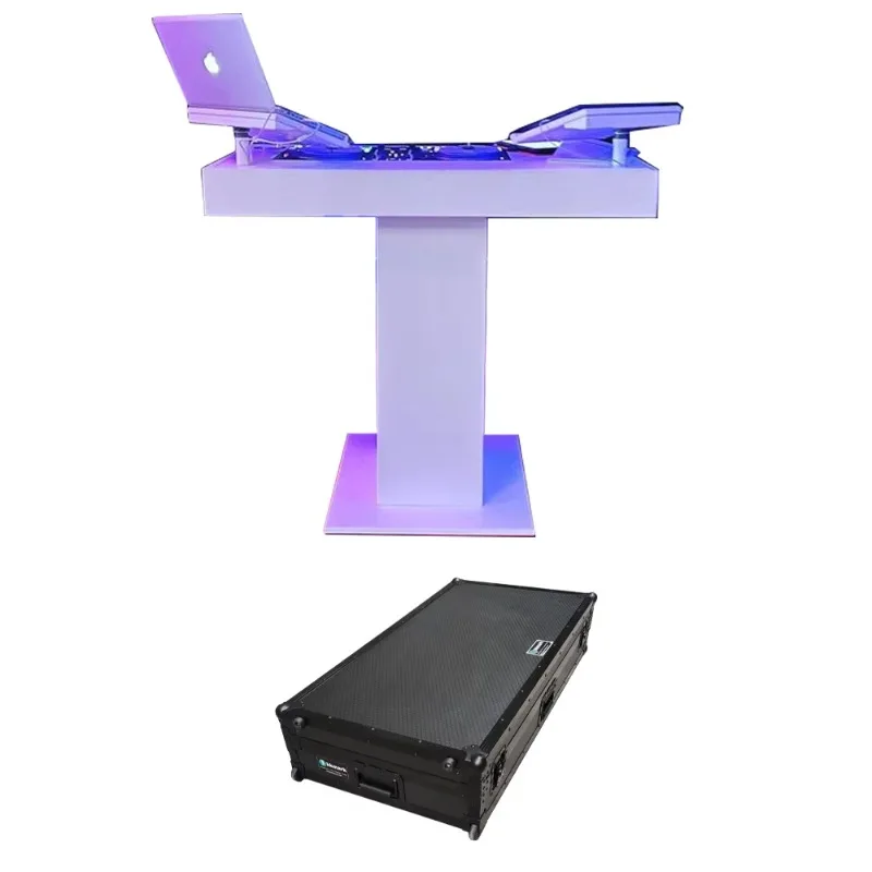 

Черно-бело-красно-золотая DJ-стойка/пульт для диджея Zcase для PIONEER XDJ-XZ DDJ-1000 RANE One с транспортировочным кейсом