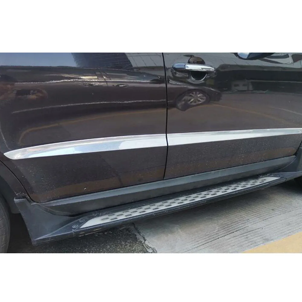 For Hyundai Santafe Santa Fe 2006 2007 2008 2009 2010 2011 2012 Car Cover ABS Side Body Bottom Door Trim Frame Sticker Strip