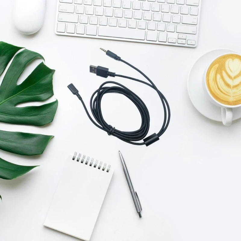 كابل سماعة الرأس لسلك سماعات Arctis 3/5/7 يعمل على تحسين تجربة الصوت