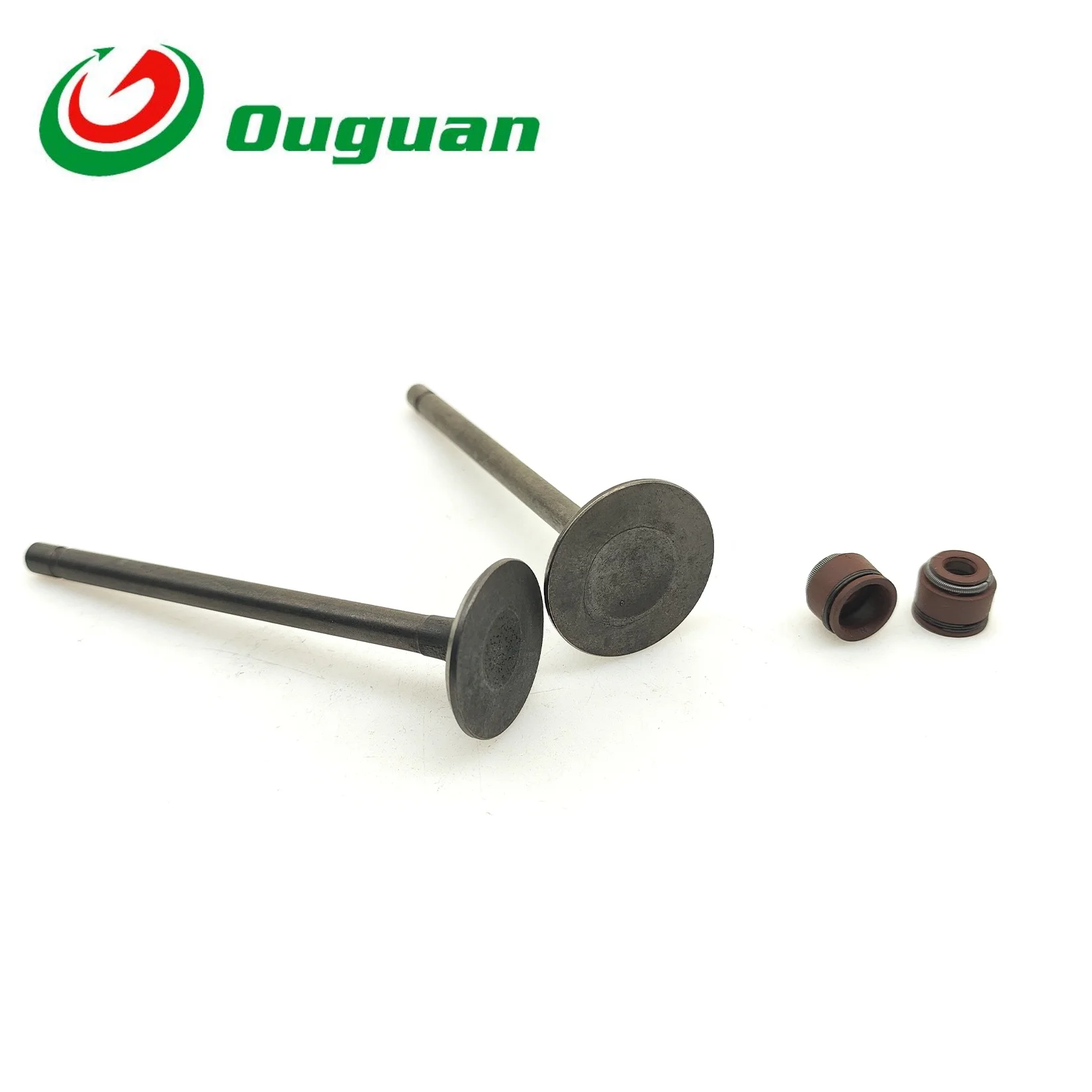 ouguan For Suzuki HS125T Haojue HJ125T-7 UA125 UE125 QS125T 125cc 12911-20E 12912-20E Valve Intake Exhaust Stem Valve Oil Seal