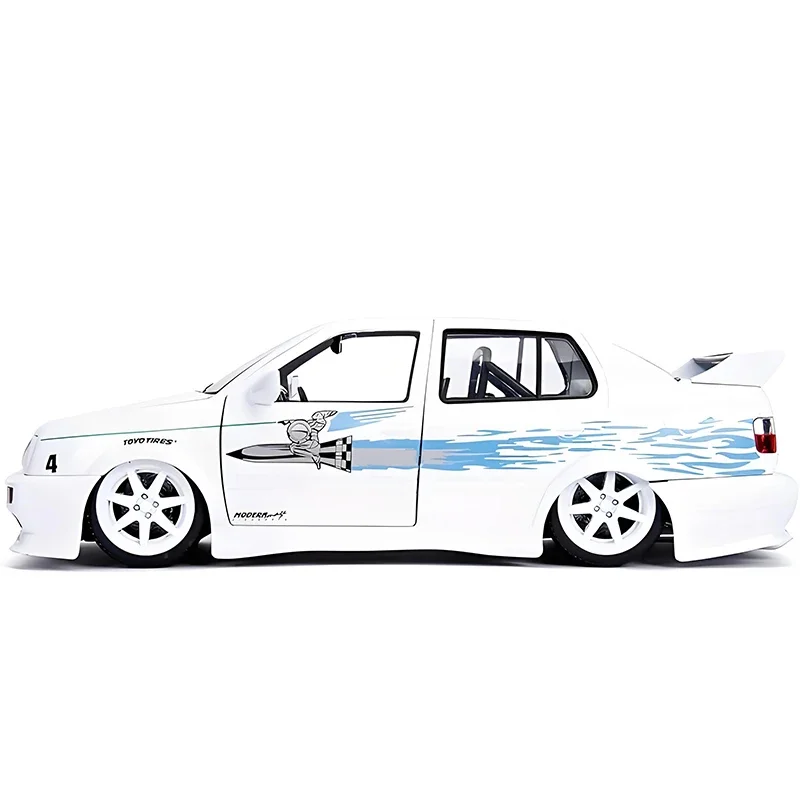 جادا 1:24 سريع وغاضب جيسي VW جيتا سبيكة سيارة Diecasts ولعبة المركبات نموذج سيارة مصغرة مقياس نموذج سيارة للأطفال