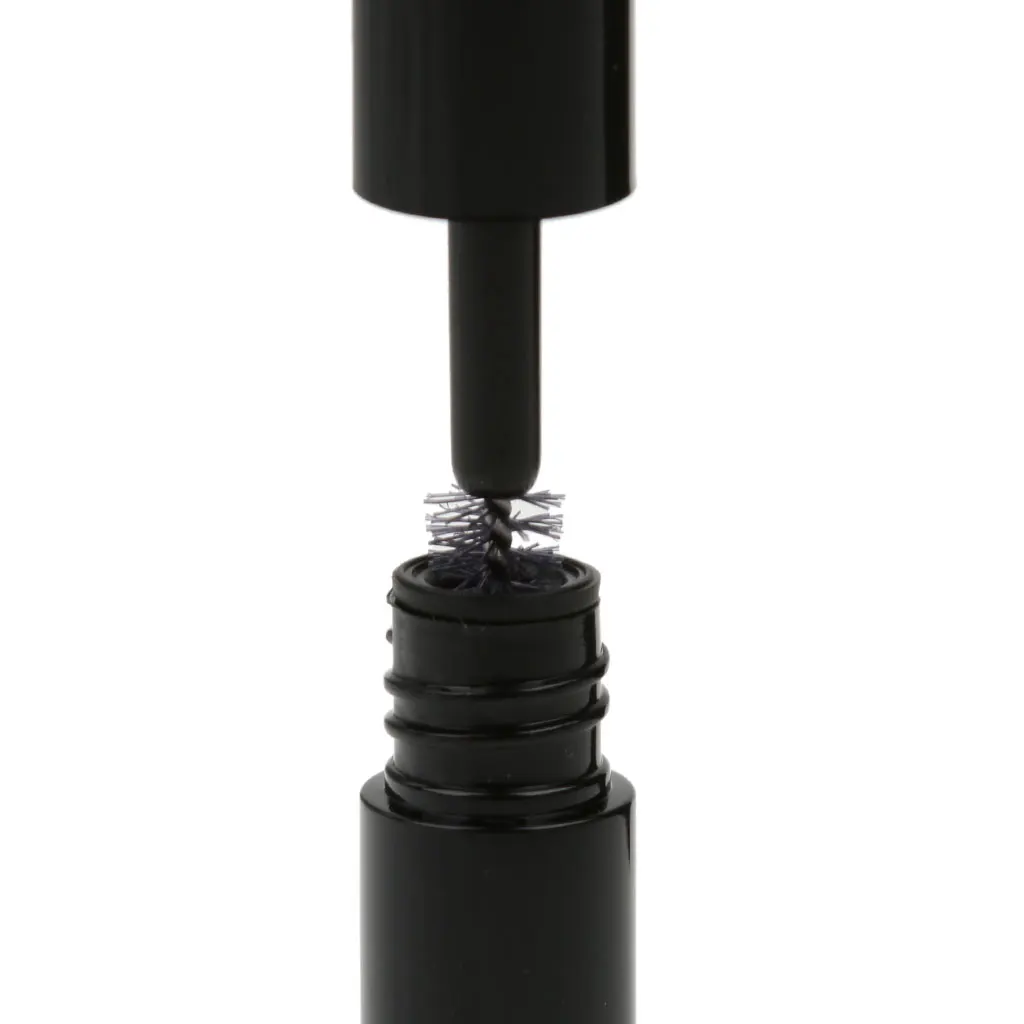 Refillable Mascara Eyelash Growth Bottle Empty Lip Gloss Liquid Tube Black Plastic for Personal Beauty Care Use