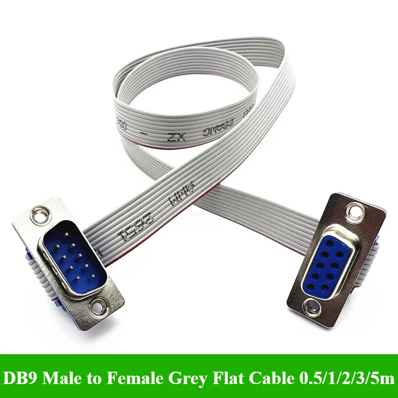 1/2Pcs/lot DB9 Female to Male/Female,Male to Male Cable Serial Port Connector Adapter RS232 COM Extension Cable 0.5m 1m 2m 3m 5m
