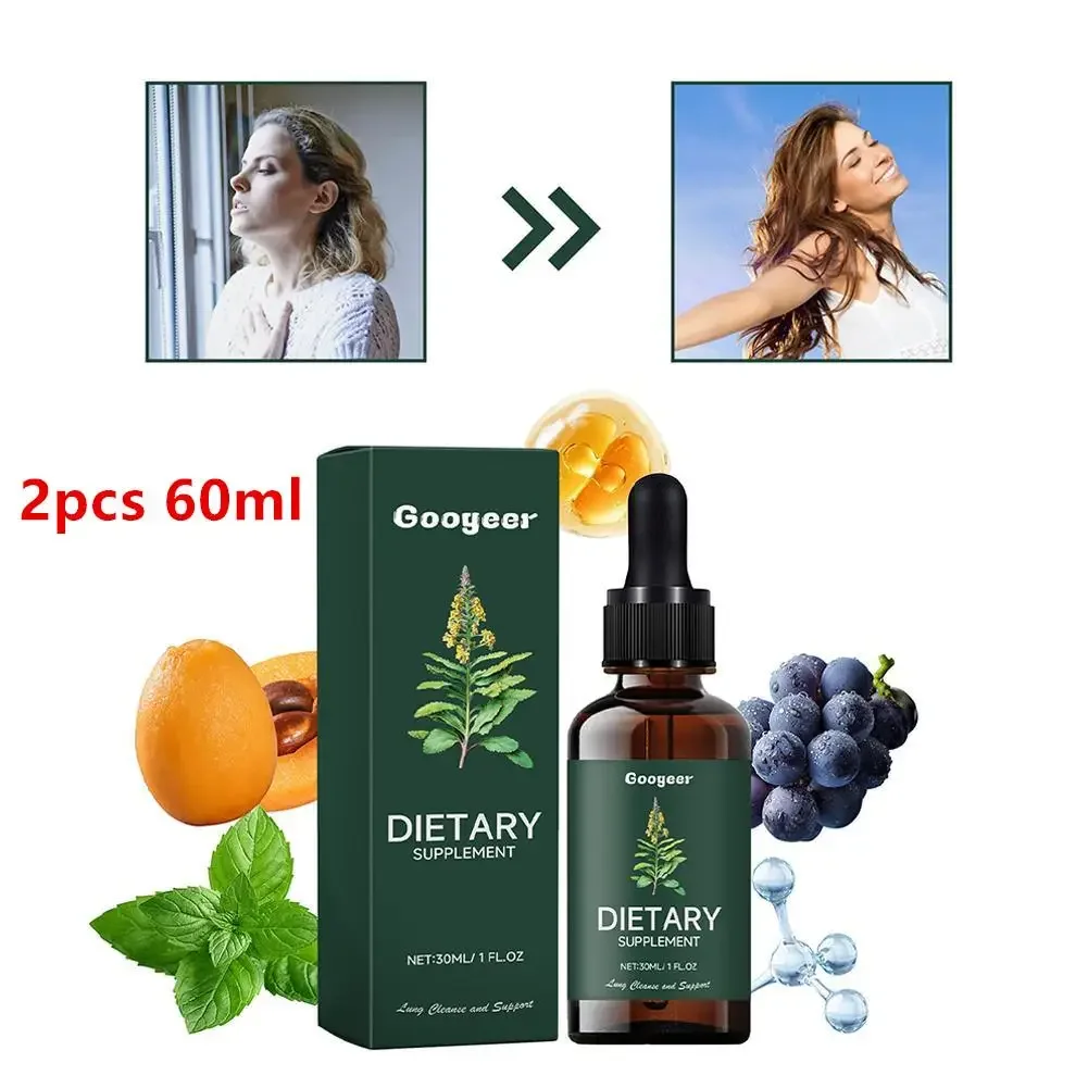 2pcs 30ml Mullein Leaf Extract Googeer Qingfei Drops Slimming Drops Fat Burning Slimming Products Lose