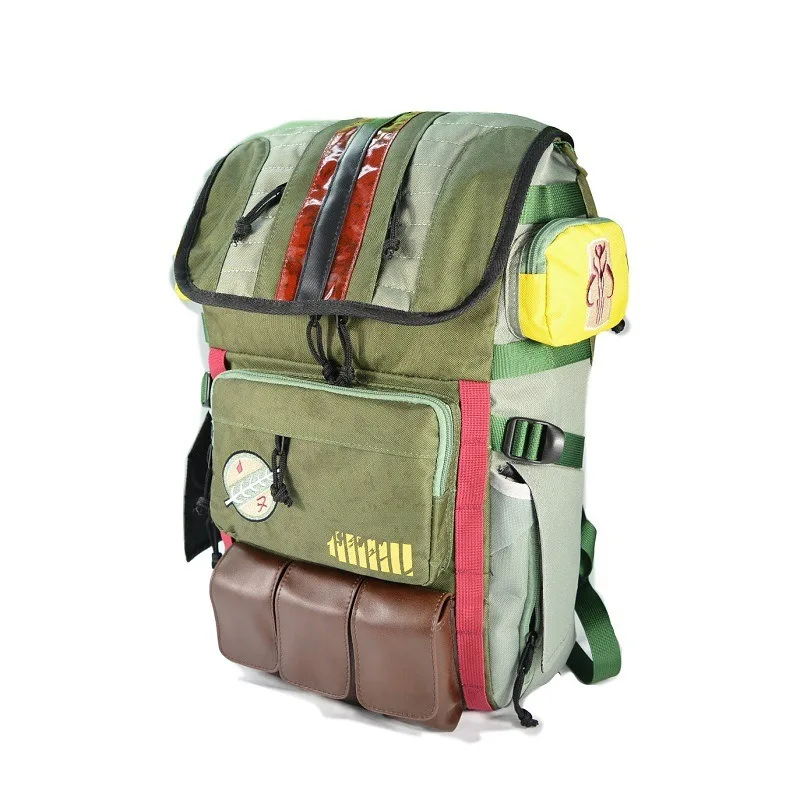 Stars Warsed Movie Television Merchandise Boba Fett Armor Backpack Student Backpack Travel Laptop Bag Student Daily Necessities