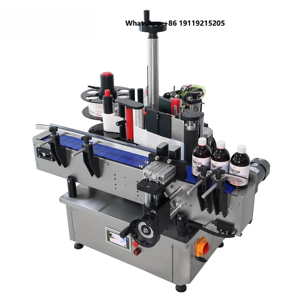 Multifunctional Positioning Automatic Vertical Round Bottle square Labeling Machine Label Applicator Machine for Plastic Bottles
