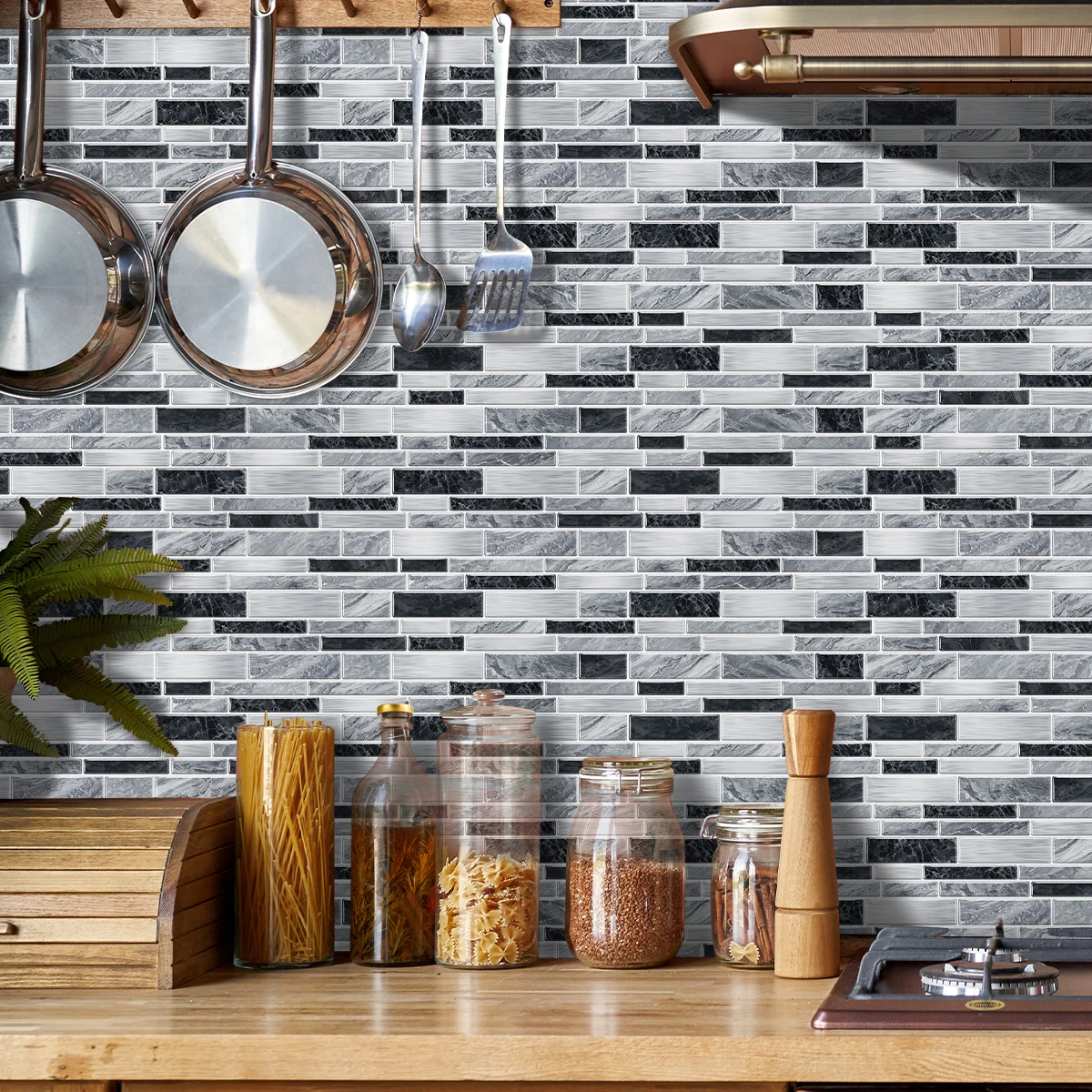 Africa marble pattern, 3D effect crystal kitchen stickers, waterproof oilproof, kitchen and bathroom tile stickers self-adhesive