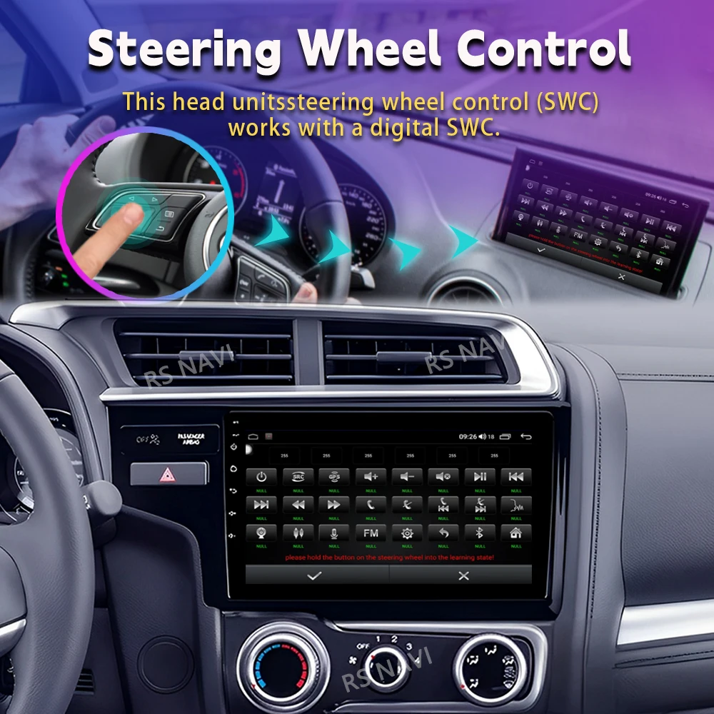 Android 16 Carplay Auto Car Radio Multimedia Player For Honda Fit Jazz 2014 2015 2016 2017 Autoradio GPS Stereo 2din Head Unit