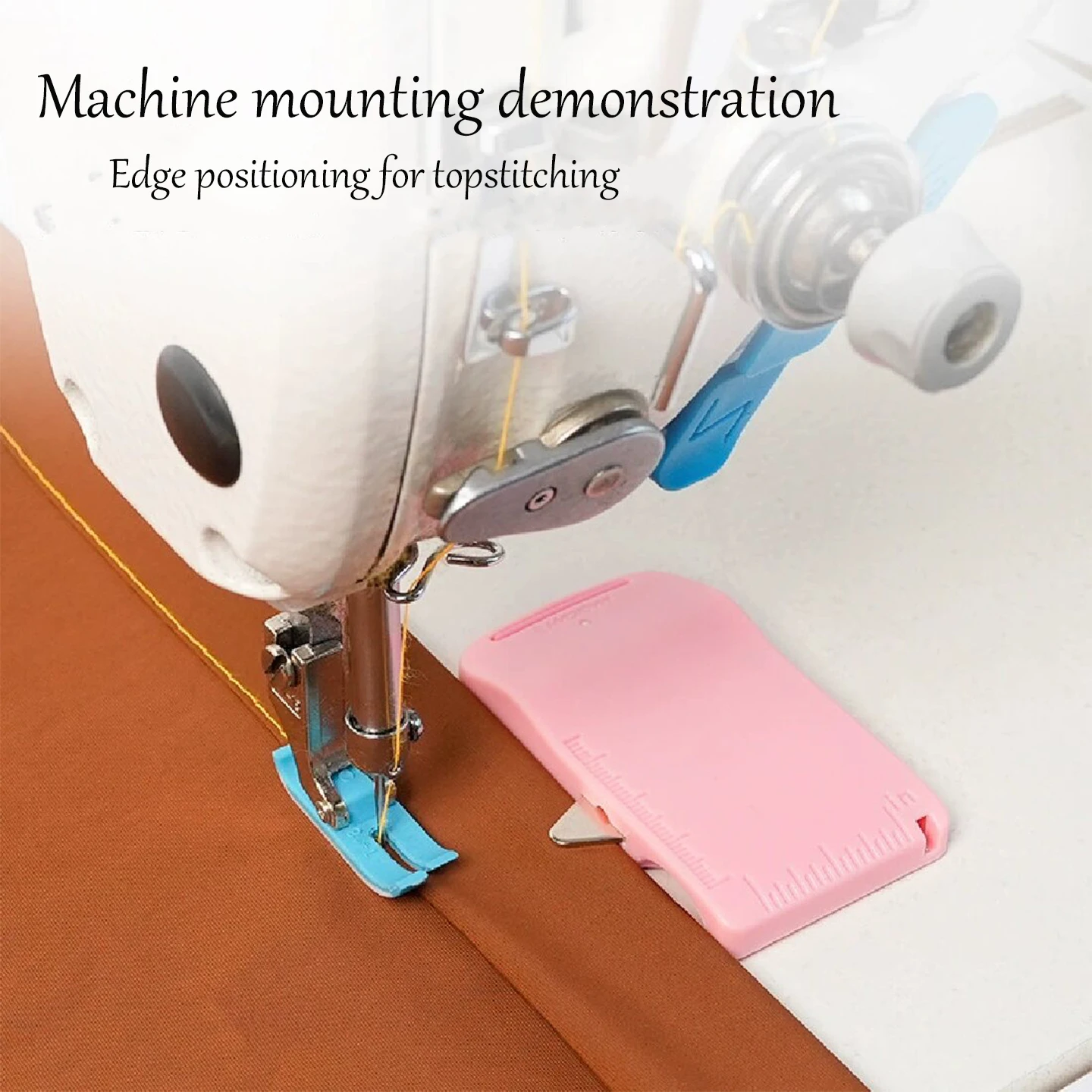 6 in 1 Magnetic Wizard Sleeve Guide Sewing Tool With Retractable Seam Ripper Double Inch Scale, ABS Stainless Steel Multi-Functi